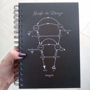 Agenda Grafo do Desejo preta