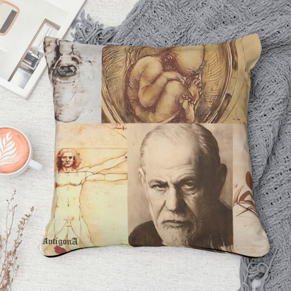 Almofada Freud e da Vinci