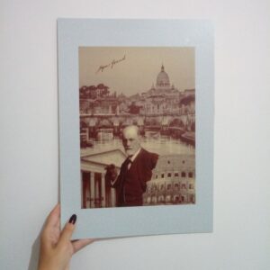 Poster As Três Romas de Freud (sépia)