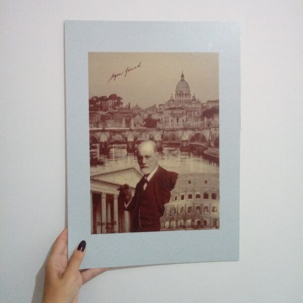 Poster As Três Romas de Freud (sépia)