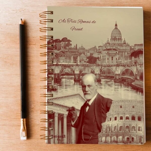 Caderno Três Romas de Freud Sépia